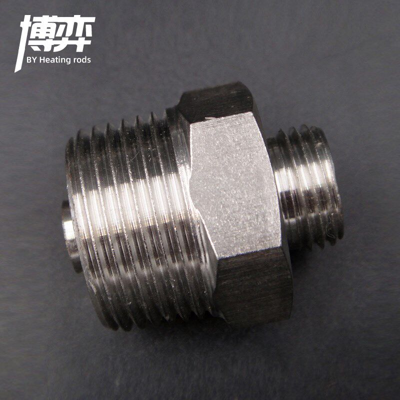 304不锈钢外丝转换接头 异径接头 M12*1.5/M16*1.5转英制4分6分