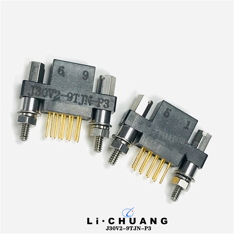 矩形连接器J30V2-9TJL1-30CM J30V2-9TJN-P3 J30V2-9ZKL1-30CM