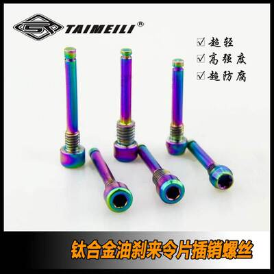 EFsolid 钛合金油刹来令片螺丝 avid/ elxir /Gulie code/XT/HOPE