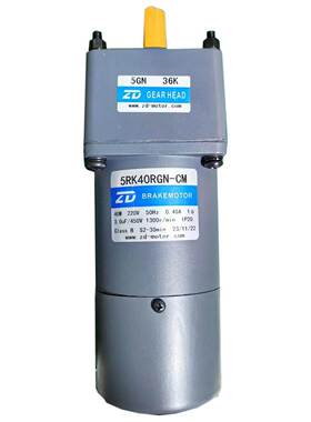 ZD 中大立德 5RK40RGN-CM/5GN36K 40W调速刹车电机马达