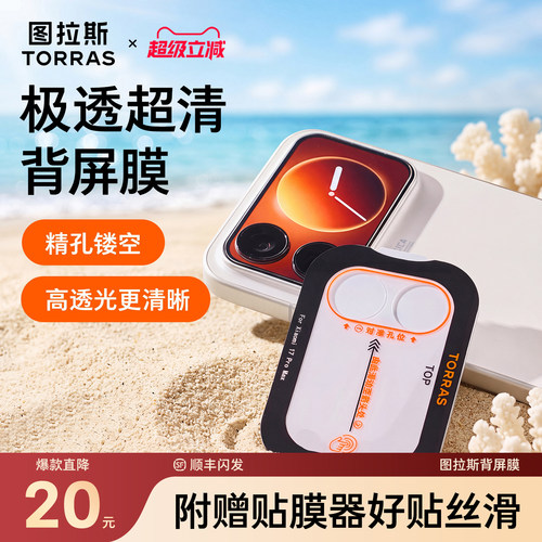 17甄选图拉斯小米背屏膜防刮耐造