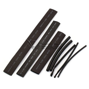 40MAM黑色环保热缩套管塑料伸电线收缩管 热缩管绝缘套管1.0MM