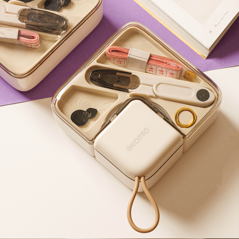 奶油风针线盒 家用高质量好宿舍家庭 高端缝补神器缝补神器收纳盒