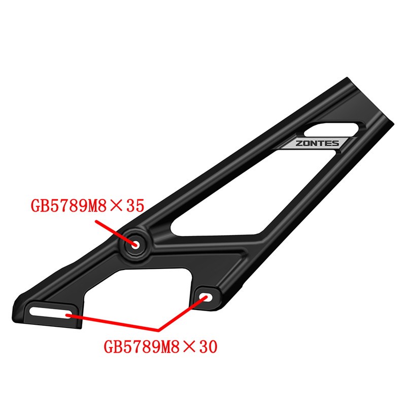 启典KD150/200-G1/U/GK/Z2配件铝合金加宽加厚后泥板后挡水版