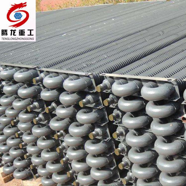 降温木材烘干窑铝轧片换热器 烘干房碳钢复合铝翅片散热器