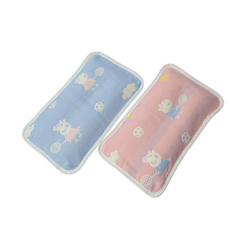 婴儿枕头套装米25x40儿童枕套A类纱J布新生儿套装宝宝枕头荞麦