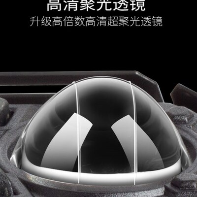 电动车灯摩托车超亮nled大灯泡外置改装强光透镜射灯铺路灯前照灯