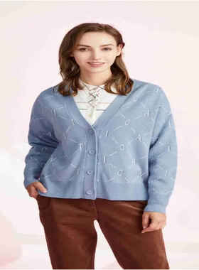 NDK 休闲舒适修身开襟毛衣-22323SO014YC