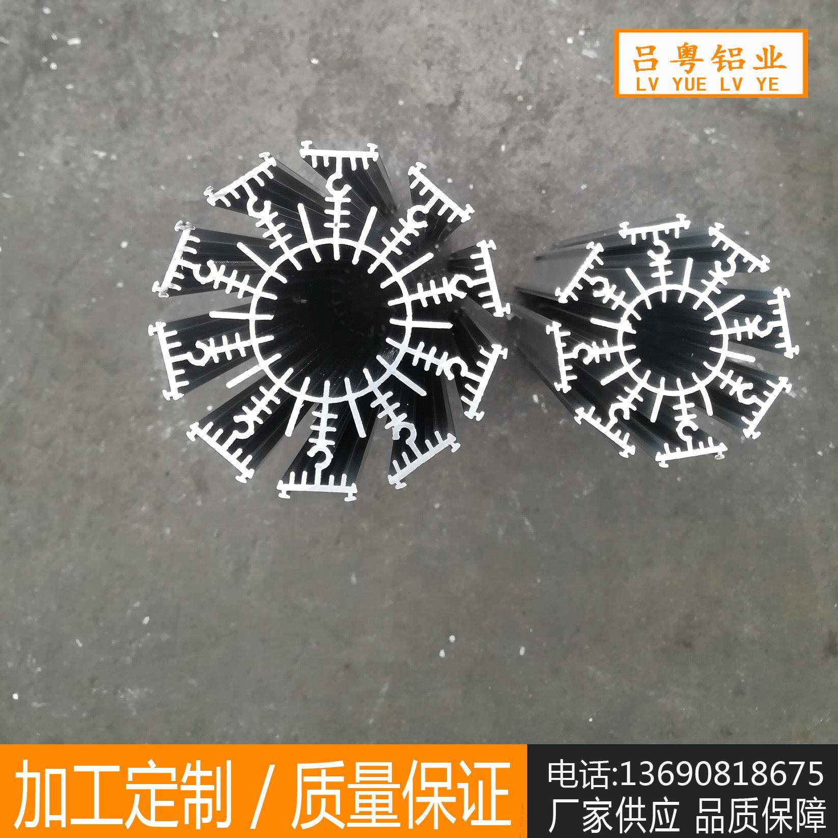 太阳花散热器LED灯散热器大功率散热器铝合金型材配件厂加工