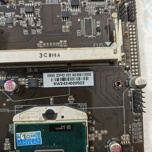 {议价}英特尔HM65主板 带i5-2450M处理器 拆机件， 功能{可维修}
