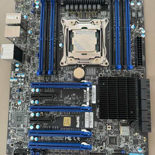 {议价}超微 X10SRA主板4个pcie 插槽 带E5-1620U{可维修}