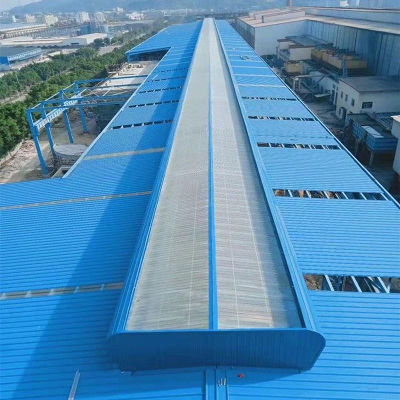 生产安装厂家供应屋顶侧开一字型排烟通风天窗一字型排烟天窗