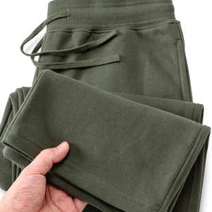 长 重磅360克休闲裤 阔腿宽松直筒卫裤 运动长裤 子 男女春秋季 两种裤