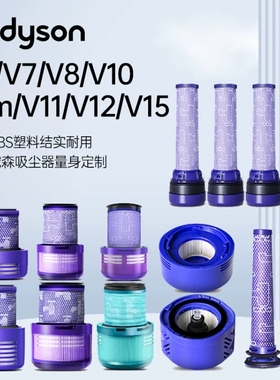 硕芯适用于戴森吸尘器V6V7V8V10V15V12V11前置滤芯后置过滤网配件