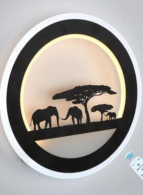 29WLED壁灯2.4G无级调光现代简约卧室床头灯家用客厅装饰灯可调光