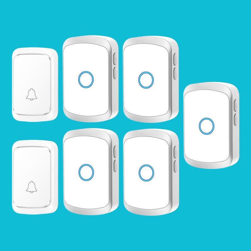 门铃无线家用用电池款直流电全用电池不插电的无线门铃一拖免插电