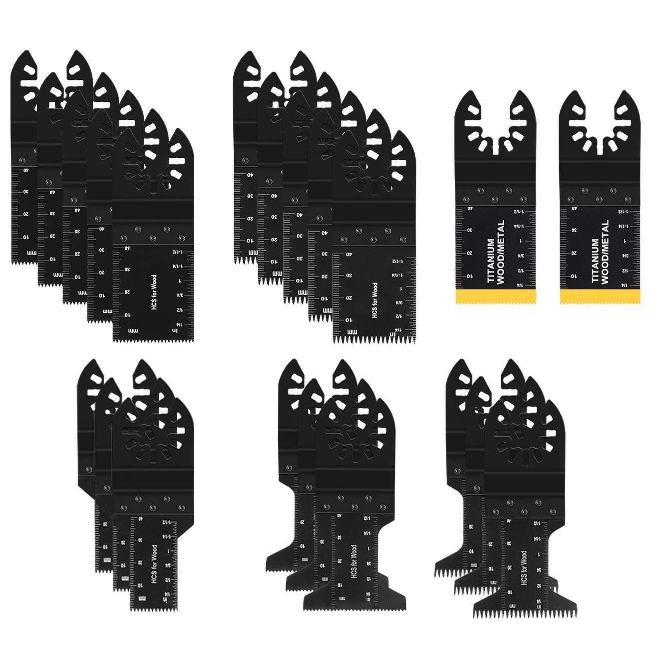 电商21件套装热销万用宝锯片木工电动工具配件摆动锯片