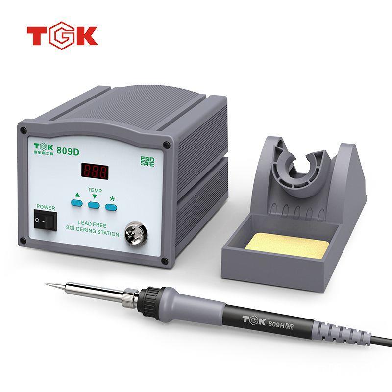 德至高TGK-809D数显高频焊台90W恒温焊台203焊台可调温电烙铁