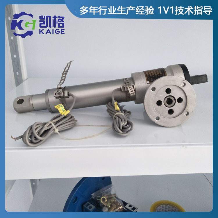 齿轮减速机铝合金螺旋丝杆 伺服法兰LAP25电动推杆