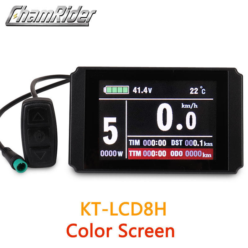 电动自行车液晶显示屏仪表24V36V48VLCD8防水