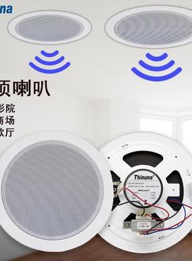 Thinuna6W天花喇叭扬声器音箱公共广播商场背景音乐吸顶音响