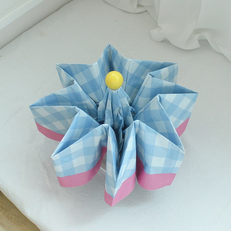 红鼻子伞晴雨伞两用太阳伞女黑胶防晒防紫外线全自动遮阳波点学生