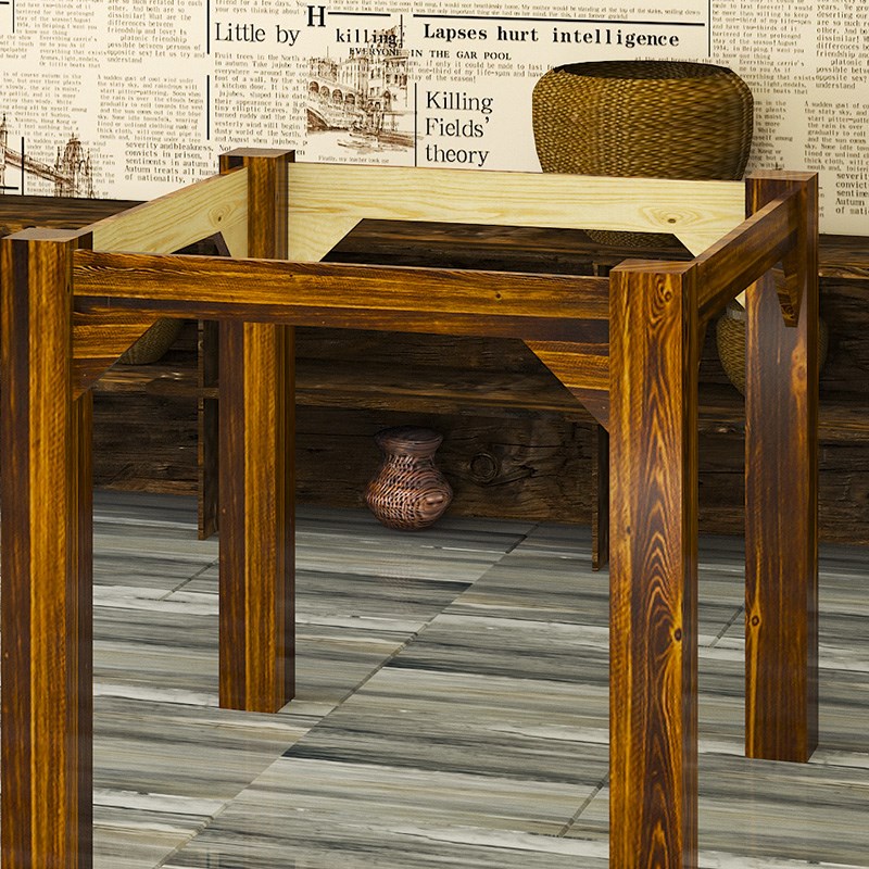 实木圆形餐桌餐饮商用饭店桌椅圆桌面旋转圆盘饭桌小户型家用桌子