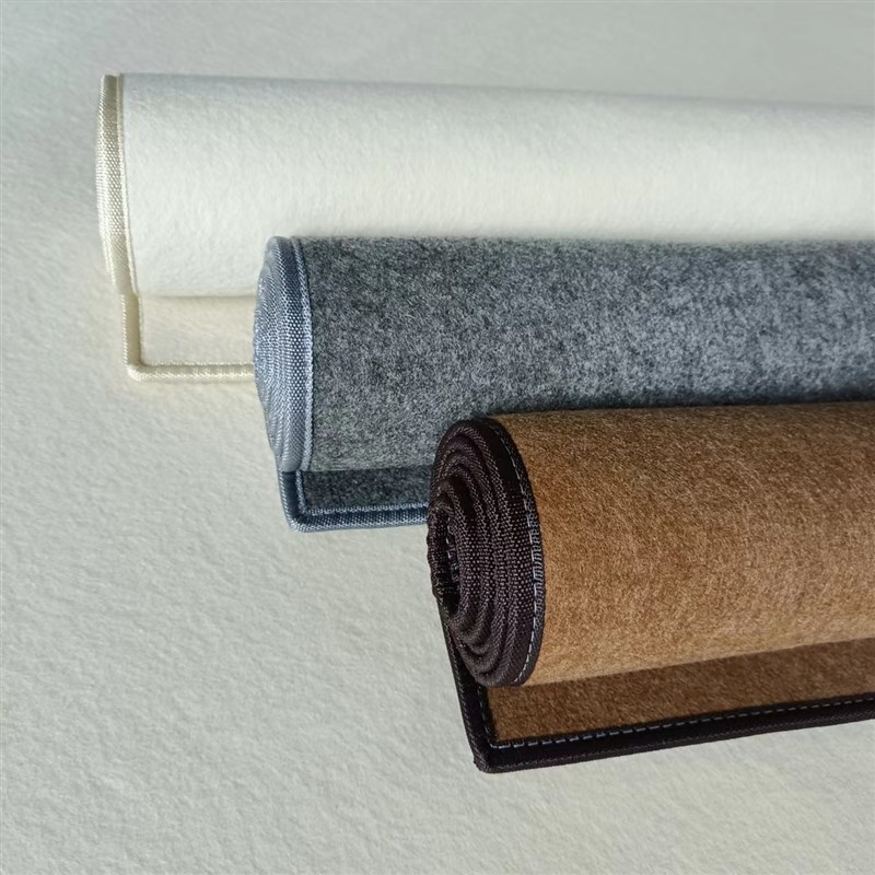 加厚5mm书画毡纯羊毛书法毛毡垫国画毡垫定做书画墙毡毛笔毡垫