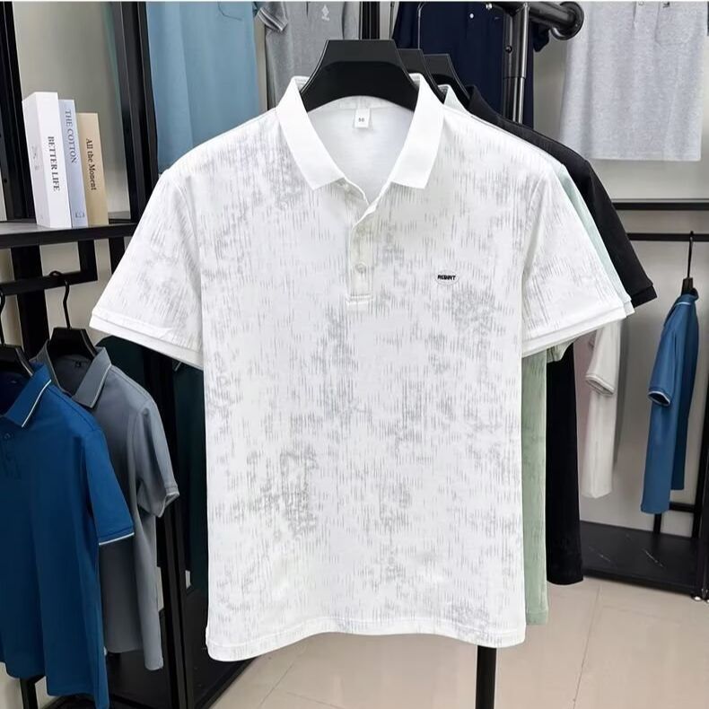 26夏季冰丝有领POLO男士