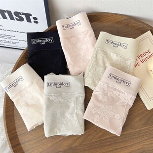 大码蕾丝性感内裤女中高腰纯棉抗菌裆胖mm200包臀三角裤