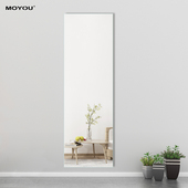 客厅镜子无框穿衣镜子卧室试衣镜贴墙全身镜直角壁挂镜银镜装 饰镜