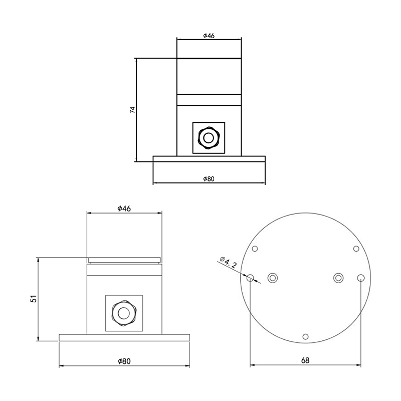 光电式太阳总辐射传感变送器气象反射照度测试仪日照强度计测量仪