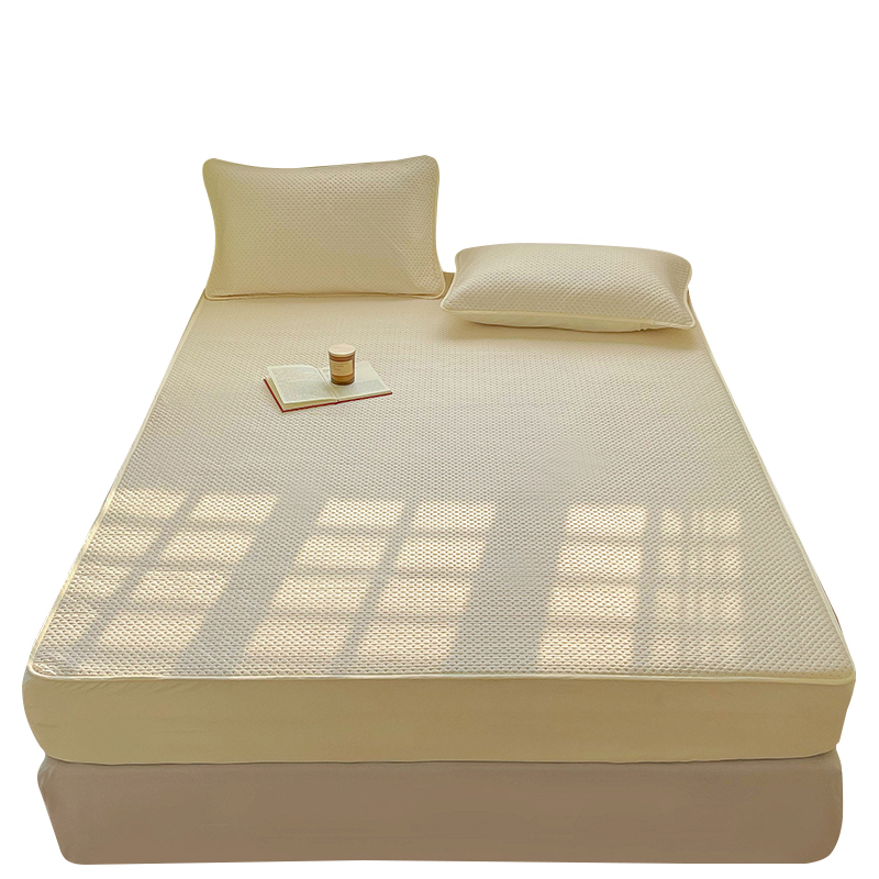 A类针织棉大豆纤维夹棉床笠款单件防滑床罩床垫保护罩床单三件套