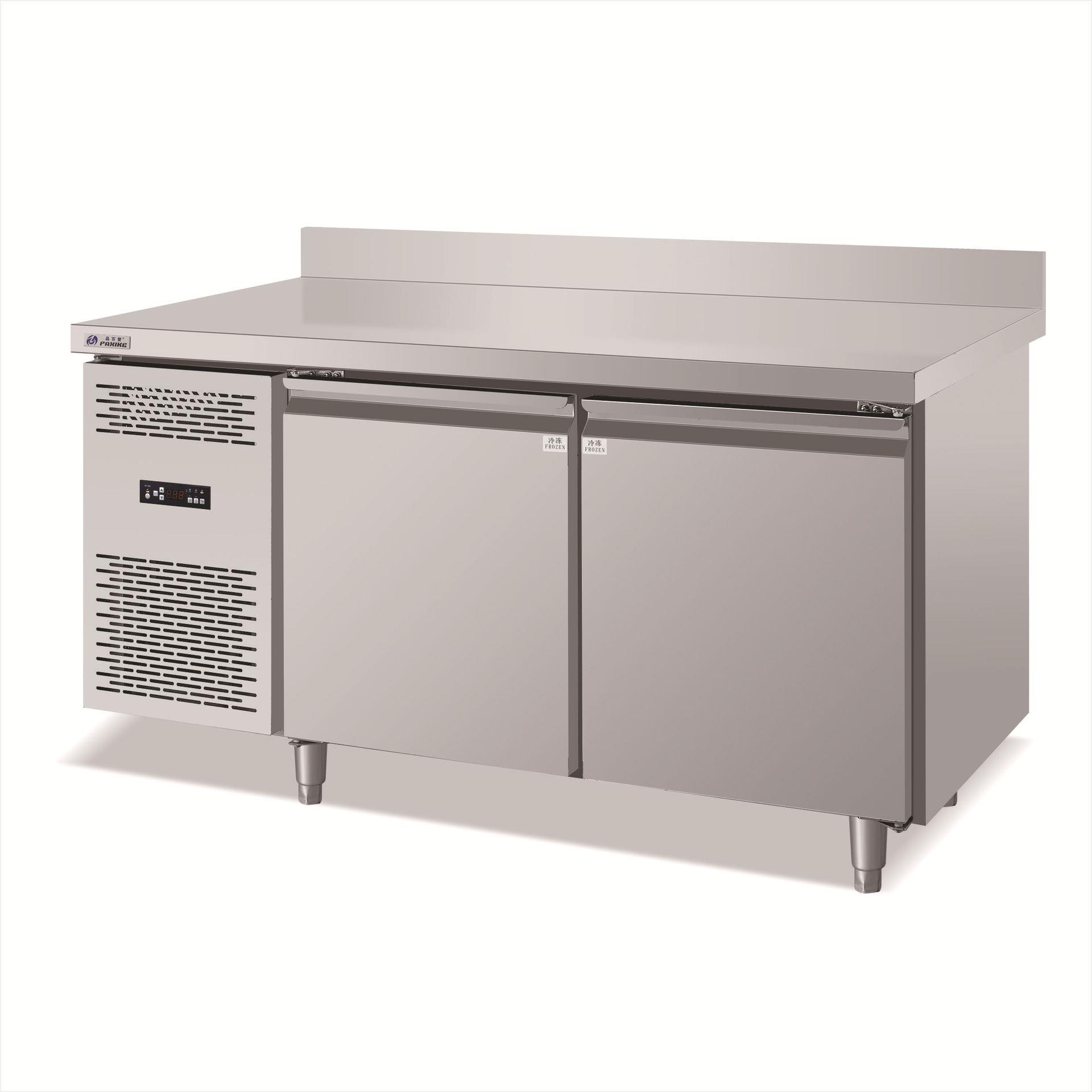 蓝冰商用冷藏工作台冰柜冷冻冰箱平冷操作台冰柜厨房柜