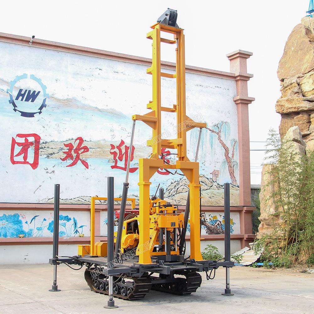 气动打井机 小型可进院家用履带深水井打井设备 钻井机钻孔设备