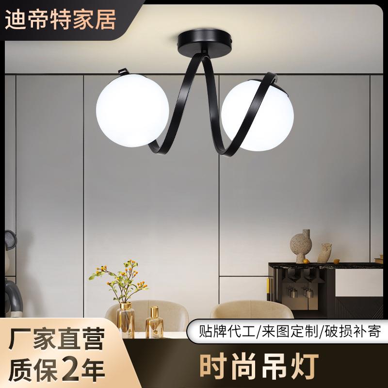 简约入户玄关灯阳台楼梯入户小吊灯现代创意走廊过道艺术圆球吊灯