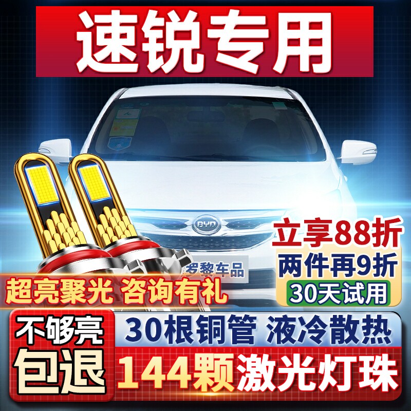 【聚光远射】速锐专用led大灯