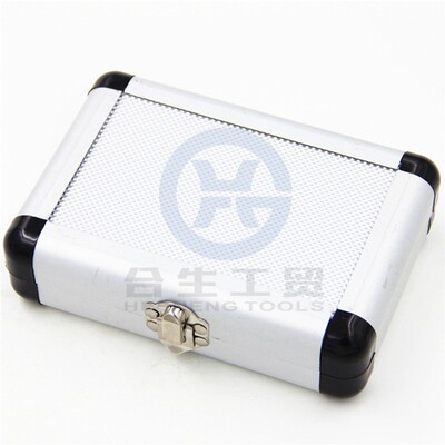 跨境5pc铝盒英制烤黄发黑三角柄高速钢阶梯钻 宝塔钻开孔器套装