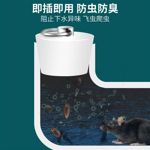 地漏堵孔塞下f水道堵口器阻流塞封口盖50下水管橡胶塞子矽胶密封