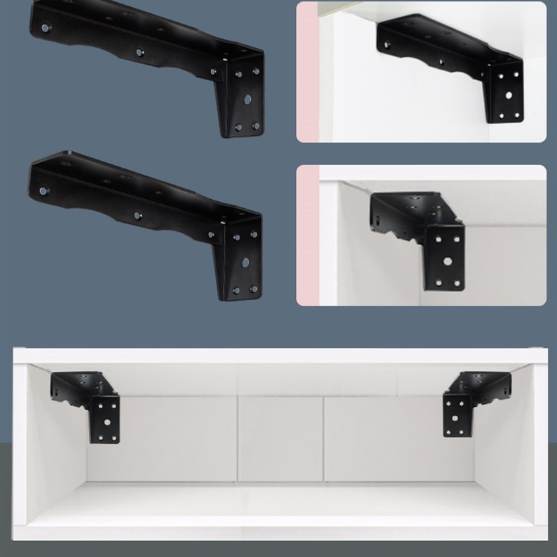 隔板托悬空电视柜承重支架三角支撑架墙上托架固定配件吊柜层板g