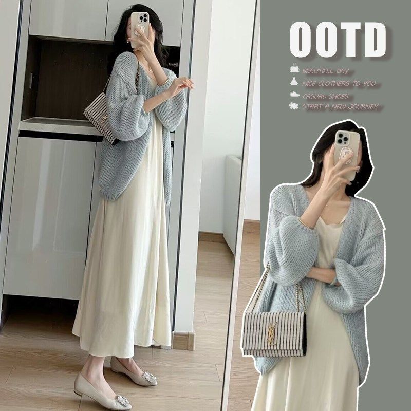 孕妇装秋装套装2024新款春秋季法式时尚慵懒风秋款外套裙子两件套,孕妇装/孕产妇用品/营养,套装,淘宝优惠券,粉丝福利购,淘宝优惠卷