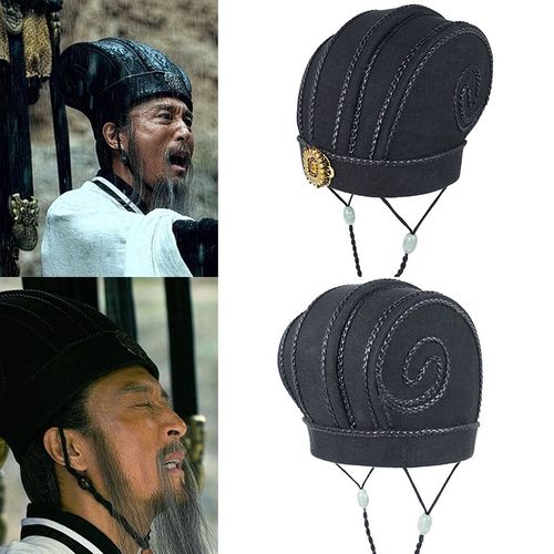 古代男汉服 丞相帽 三国头饰帽子C古装道具诸葛亮帽子大臣头饰帽