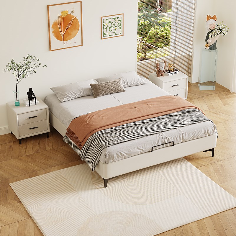 齐边实木排骨架榻榻米床架子无床头小户型定做矮床体酒店宾馆框架