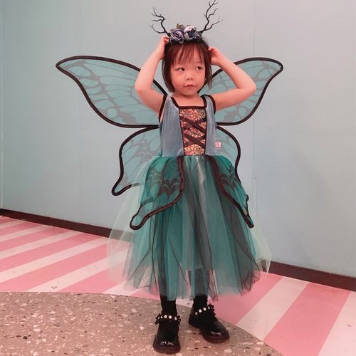 六一儿童演出服幼儿园女童公主蓬蓬裙cosplay蝴蝶花仙子表演服装
