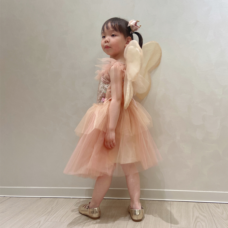2025新款六一儿童演出服幼儿园女童蝴蝶花仙子蓬蓬裙cos表演服装