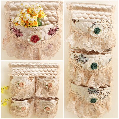 高档加厚门后收纳储物挂袋 墙上布艺挂袋 卧室客厅杂物整理袋