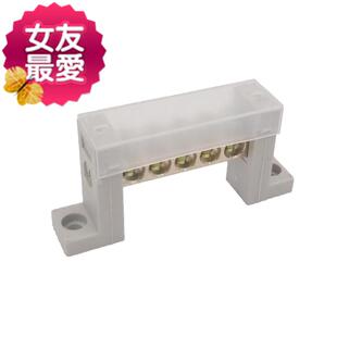 5孔大接地端子铜接线端子接线铜排接零铜排大f电流接线端子排