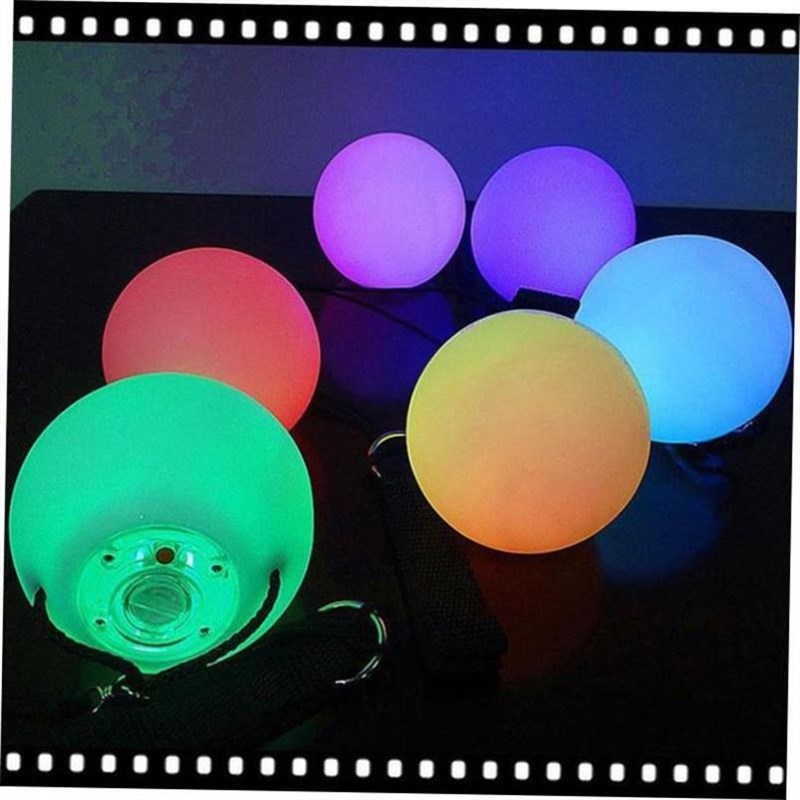 1PC LED POI Thrown Balls for Professional Belly TDance Level