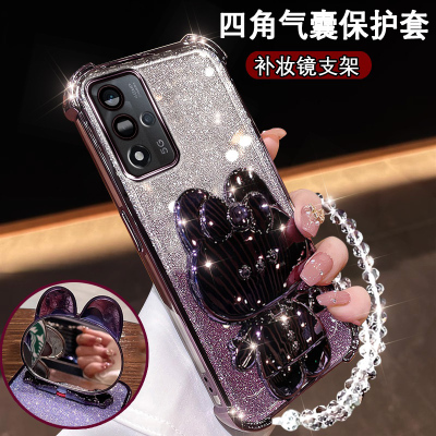 oppoa93s新款手机壳网红兔耳支架