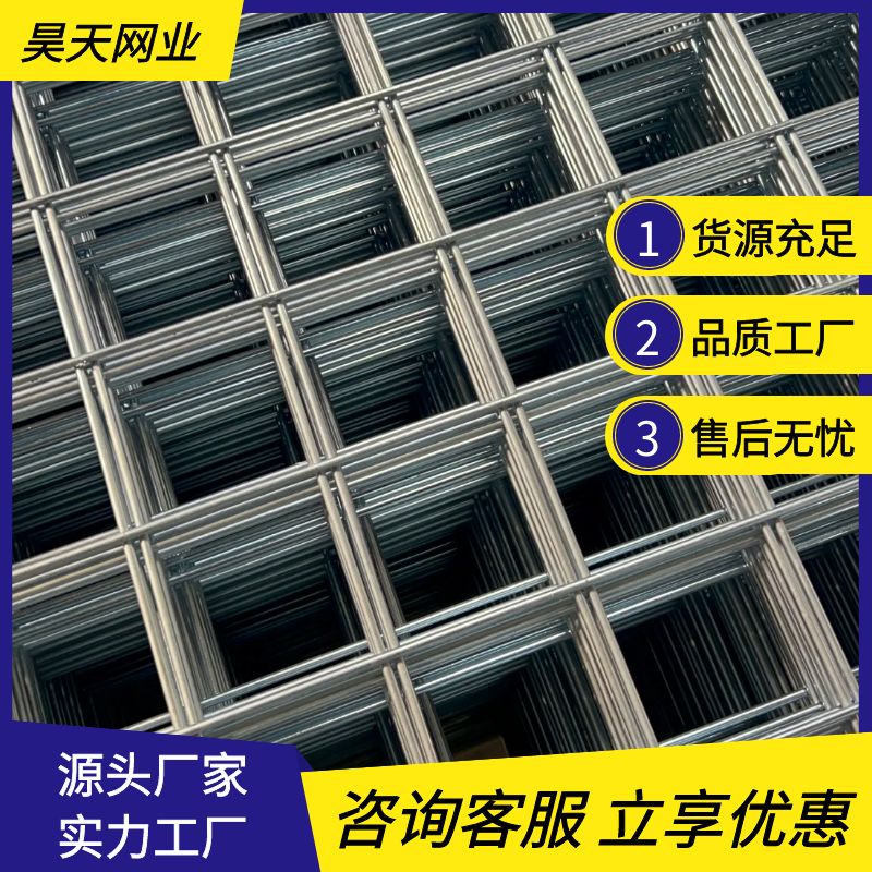 加粗镀锌铁丝电焊网片家用鸡狗鸟兔笼钢丝网格养殖围栏防护隔离网